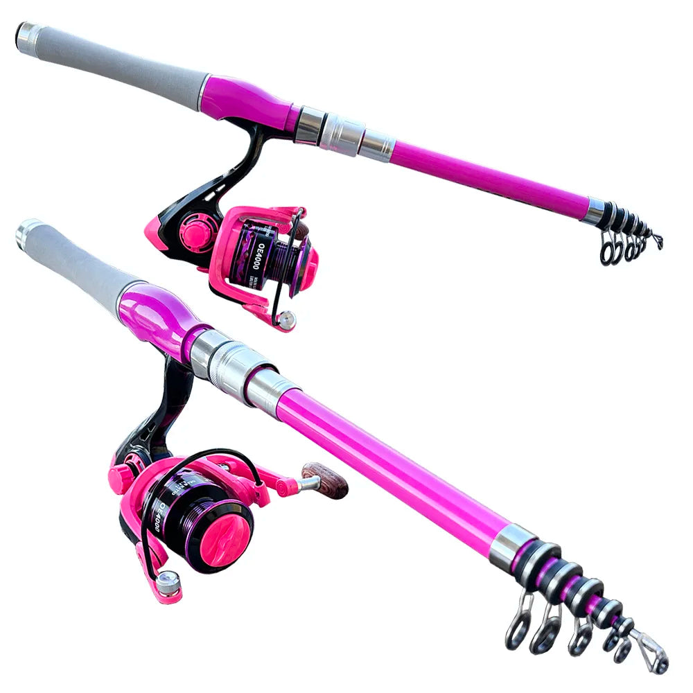 Rynx | Telescopic Fishing Rod and Reel Combination