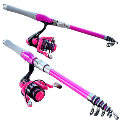 Rynx | Telescopic Fishing Rod and Reel Combination