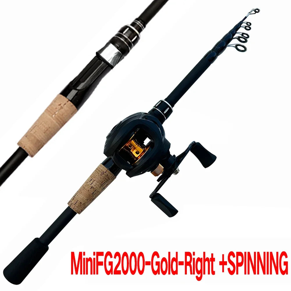 Rynx | Telescopic Fishing Rod and Reel Combination