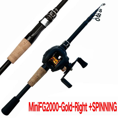 Rynx | Telescopic Fishing Rod and Reel Combination