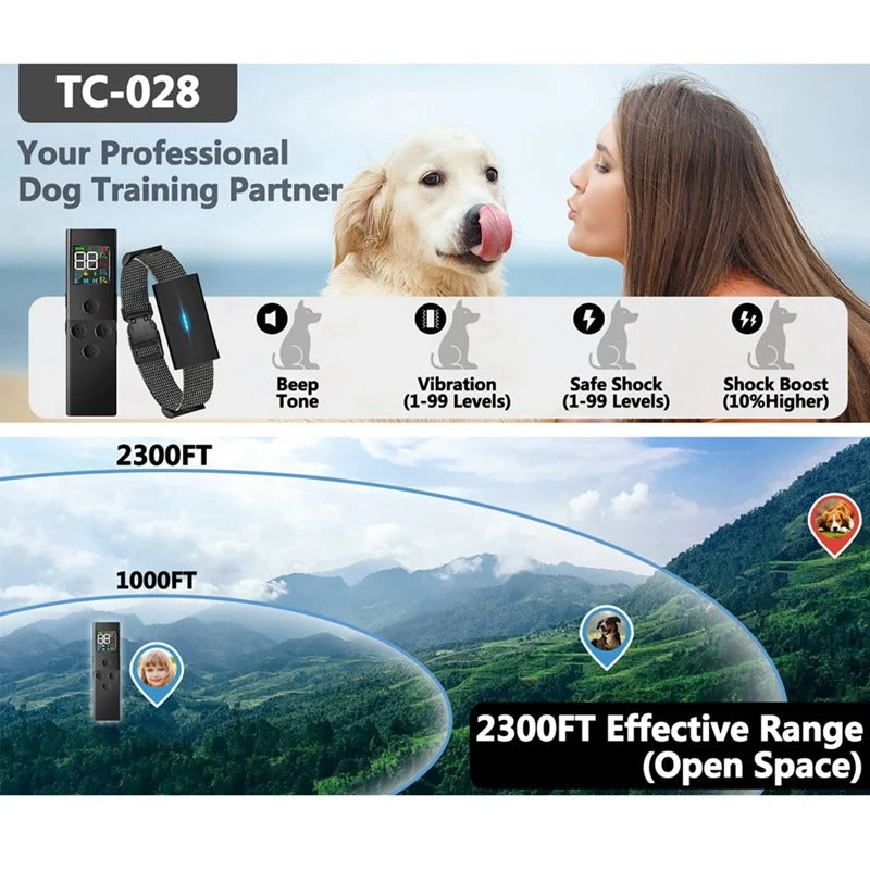 RYNX | Slim Vibration Collar For Stress-Free Dog Training