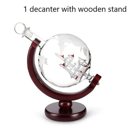 Rynx | Whiskey Decanter Globe Wine Aerator Glass Set