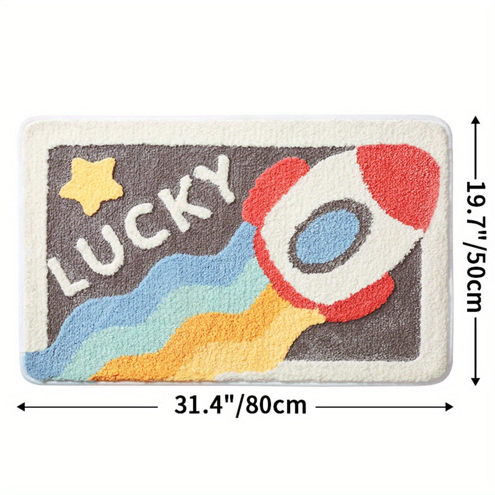 Rynx | Super absorbent non-slip bath mat for bathroom and toilet - Milo