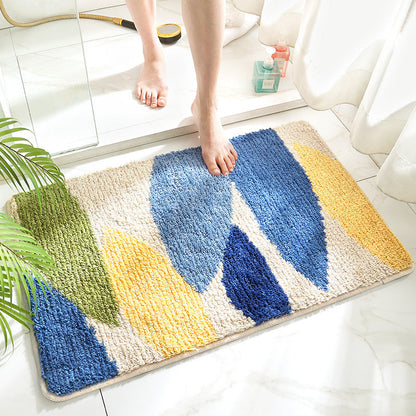 Rynx | Green Leaves Bathroom Mat
