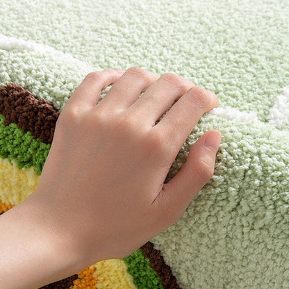 Rynx | Beautiful avocado and lemon bathroom mat