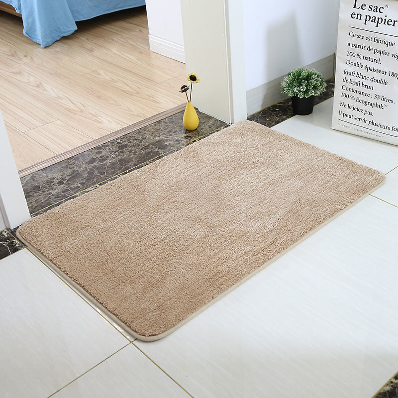 Rynx | Blue solid woven bath mat