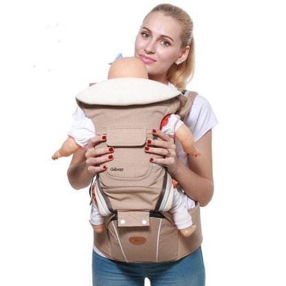 Rynx | Ultimate 9-in-1 Ergonomic Baby Carrier Set: Luxe Solution for Infants 0-2 Years, Supports up to 17kg