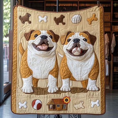 Rynx | Bulldog Quilted Blanket