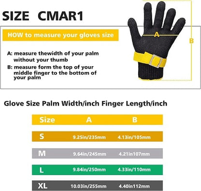 RYNX | Food grade stainless steel mesh metal glove