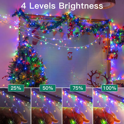 Rynx | Shineshine 600Led Christmas lights Outdoor, Waterproof, 8 Modes, Remote Control, Multicolor