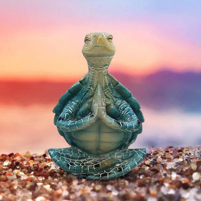 Rynx | Resin Sea Turtle Figure – Calming Meditation Decoration for Home