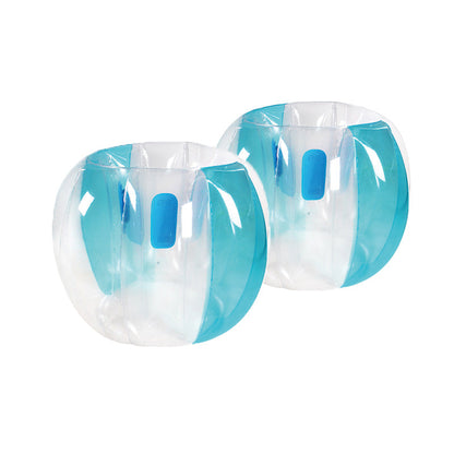 Rynx | Inflatable Bumper Balls 2-Pack, 3FT,Durable PVC Human Hamster Bubble Balls for Outdoor Team Gaming Play,Red,Blue