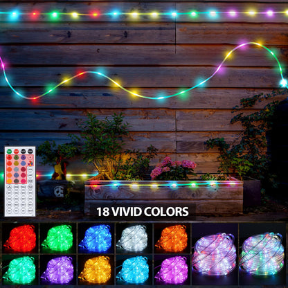 Rynx | Starryever 66Ft 200Led Rgb Color Changing Outdoor Rope Light With Remote - 30 Colors + Warm White