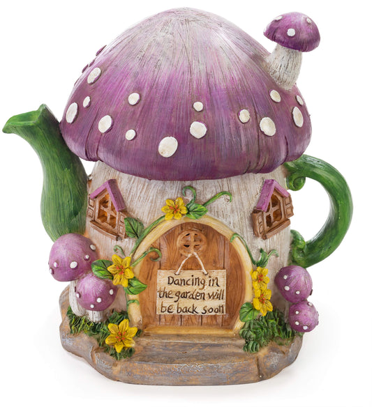 Rynx | Vp Home mushroom teapot sunlight - LED garden decoration for home and outdoor, fairy garden lights