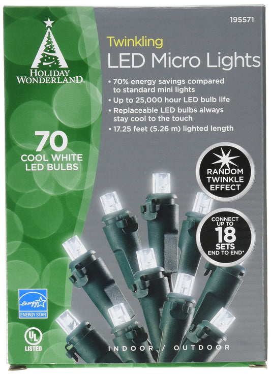 Rynx | Noma/Inmliten-Import 47901-88A 0 70 Tell, Blinking Cold White, Micro Led Light Set, 3" Distance