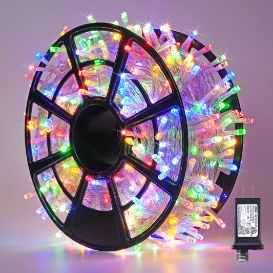 Rynx | Jmexsuss 168Ft 600 Led Christmas lights Outdoor Waterproof 8 Modes Christmas lights Multicolor Christmas tree lights Indoor Plug-In Party Holiday Christmas decorations