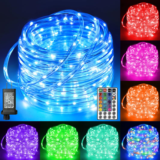 Rynx | Ollny Sail Light Outdoor Color Changing, 99Ft 300 Led Waterproof Plug In Outdoor String Lights With Remote Control, 18 Colors Blinking Sail Light For Outdoor Indoor Party Christmas Holiday Decorations