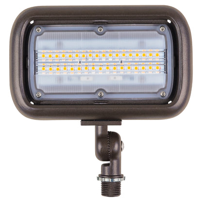 Rynx | Newhouse Lighting 30W Outdoor LED Wall Mount Floodlight, Weatherproof, Bronze Color