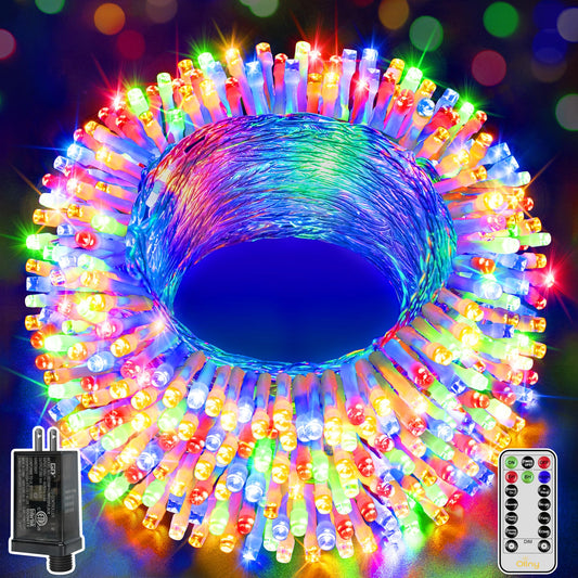 Rynx | Ollny Christmas Lights Outdoor 800Led 262Ft, Multicolor Plug In Fairy Lights With Remote Control, 8 Modes Waterproof Timers Dimmable Led Light Strands For Indoor Home Outside Bedroom Terrace Balcony