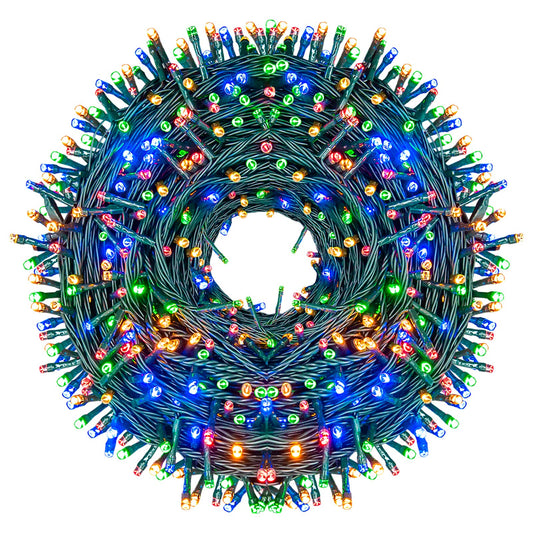 Rynx | Decute 800Led Multicolor Christmas Tree Lights, Waterproof 8 Modes For Indoor/Outdoor Decor