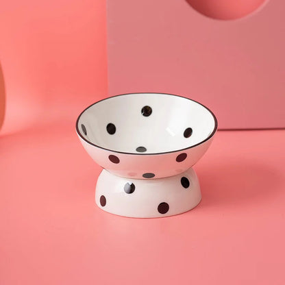 Rynx | Elevated ceramic pet bowl for small dogs and cats