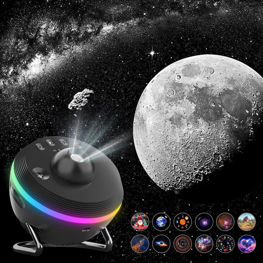 Rynx | Planetarium Galaxy Projector For Bedroom, Hd 13 In 1 Star Projector For Adults Children, Galaxy Night Light With Meteor Milky Way Ad