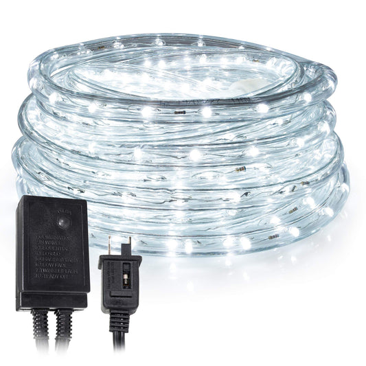 Rynx | West Ivory 648Leds, 60Ft Cold White Led Sail Lighting W/ 8 Modes 1/2&quot; Thick, Controller Connectable Outdoor Permanent Waterproof Accent Outdoor Lighting, Etl Certified, Holiday Christmas Garden Decor