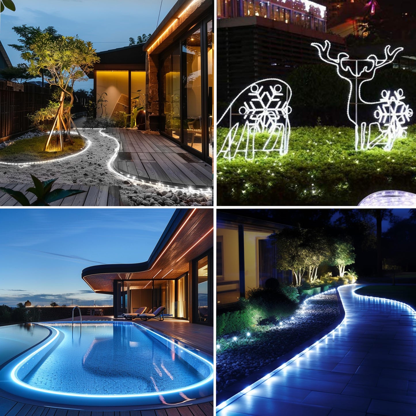 Rynx | Kushopfast 149Ft Soltau Light, 1500 Led Cold White, 8 Modes, Waterproof For Outdoor Indoor