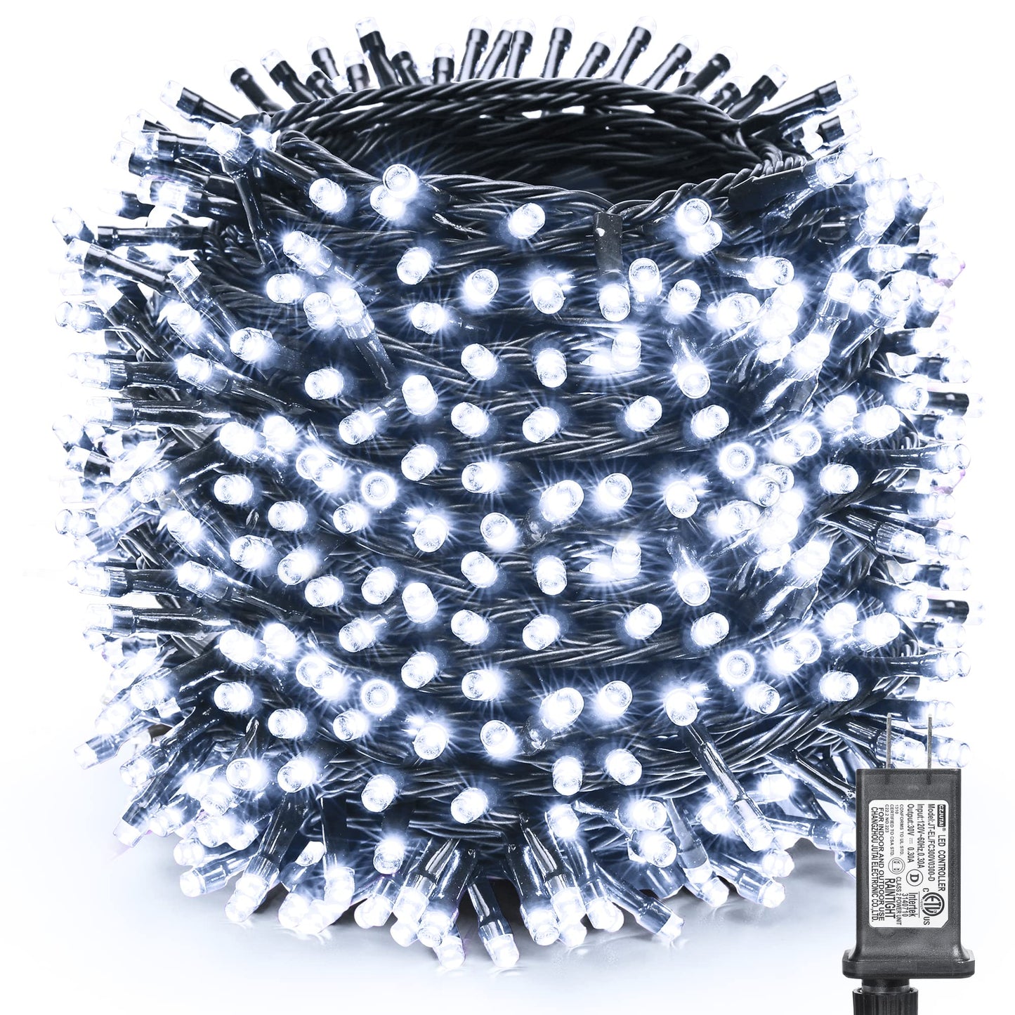 Rynx | Toodour Christmas Lights Outdoor, 338Ft 1000 Led Christmas Lights, 8 Modes, Timer, Waterproof Christmas Fairy Twinkle Lights For Home Garden Patio Wedding Party Tree Xmas Decorations - Cool White