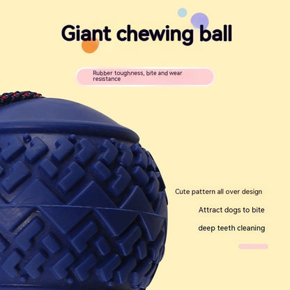Rynx | Interactive dog toy ball with rope.
