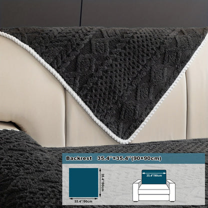 Rynx | 1pc Sofa Slipcover - Pet Dog Friendly, Fuzzy Non-Slip, Breathable Sofa Cover for Bedroom, Office, Living Room Decor