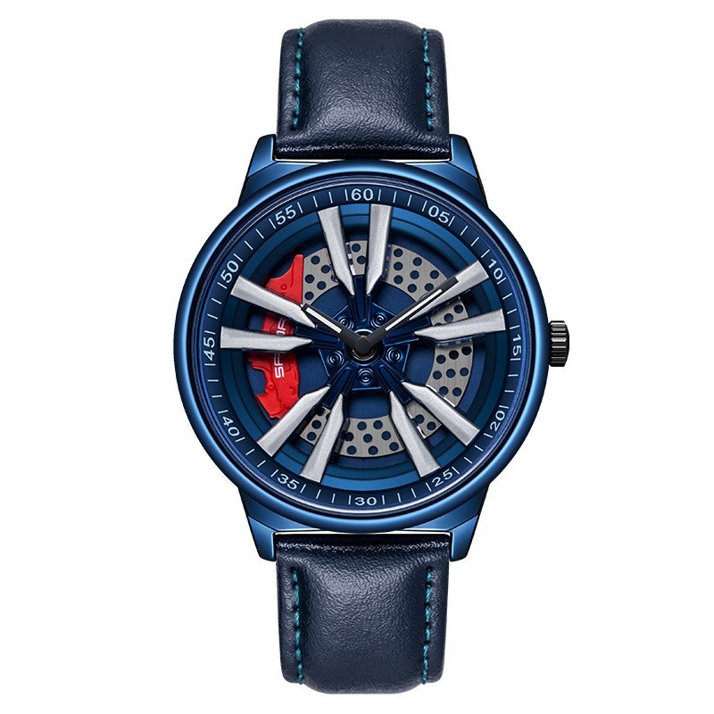 Rynx | Men's Creative Cool Dial Rotating Wheel Quartz Watch