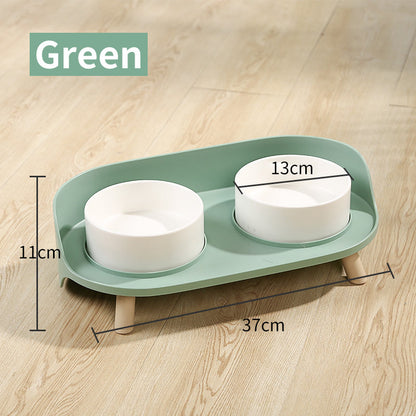 Rynx | Elevated Double Ceramic Cat Bowls