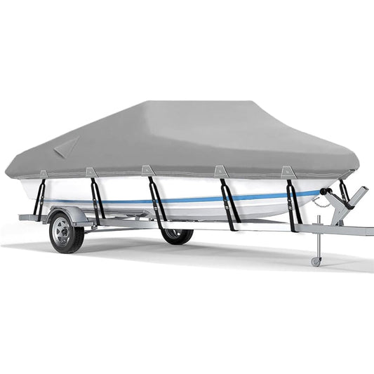 Rynx | 20'-22' Boat Cover 600D Trailerable Waterproof Boat Cover Protection Cover for All-Weather