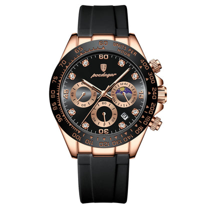 Rynx | Men's Multi-functional Fashionable Waterproof Quartz Watch