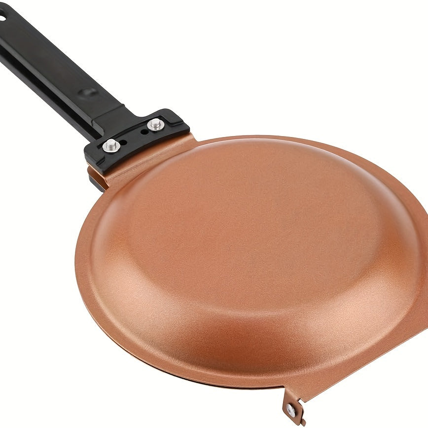 Rynx | Steel Double-Sided Pan – Nonstick Copper Pancake Maker, Easy to Flip Frying Pan for Fluffy Pancakes, Omelets and Frittatas, Dishwasher Safe
