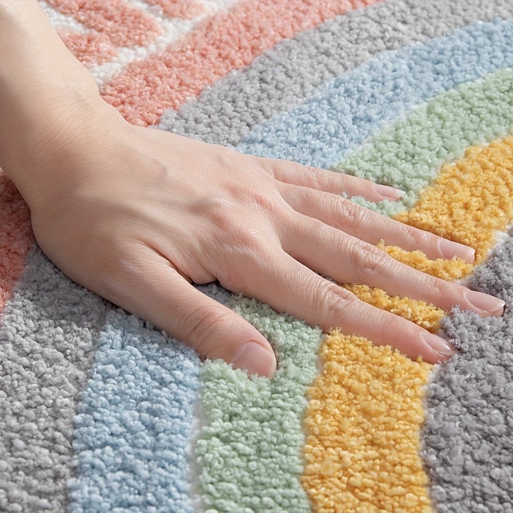 Rynx | Super absorbent non-slip bath mat for bathroom and toilet - Milo