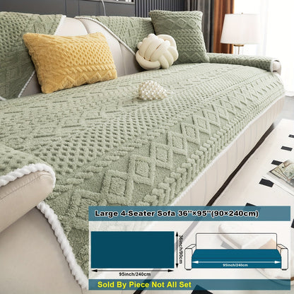Rynx | 1pc Sofa Slipcover - Pet Dog Friendly, Fuzzy Non-Slip, Breathable Sofa Cover for Bedroom, Office, Living Room Decor