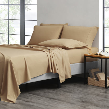 Rynx | Bamboo 2000 Thread Count 6-Piece Luxury Sheet Set - Organic, Cooling, 16 Inch Deep Pocket, Egyptian Luxury with Bonus Pillowcases - Shrink and Fade Resistant