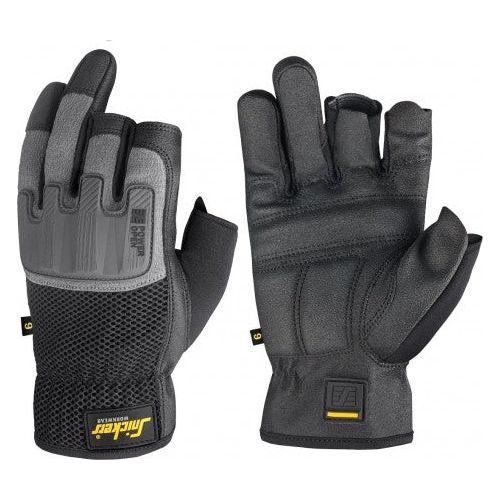 Rynx | Snickers 9586 Pow Open Gloves Black/Stone Gray