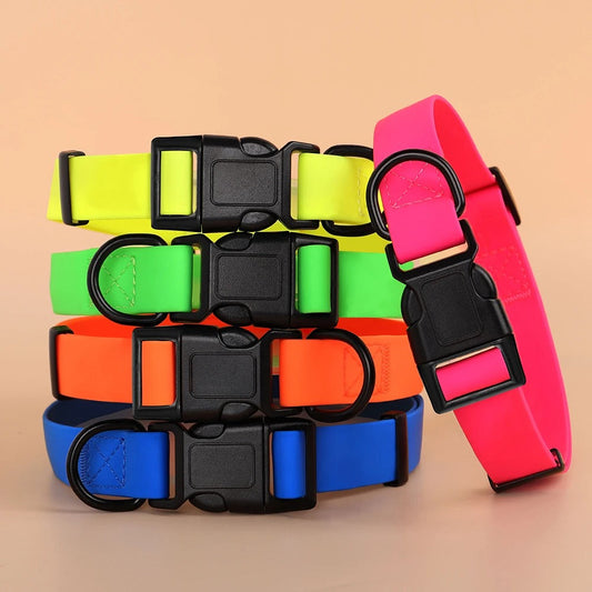Rynx | Waterproof PVC Dog Collar Anti-Dirt and Easy to Clean for Small, Medium and Large Dogs