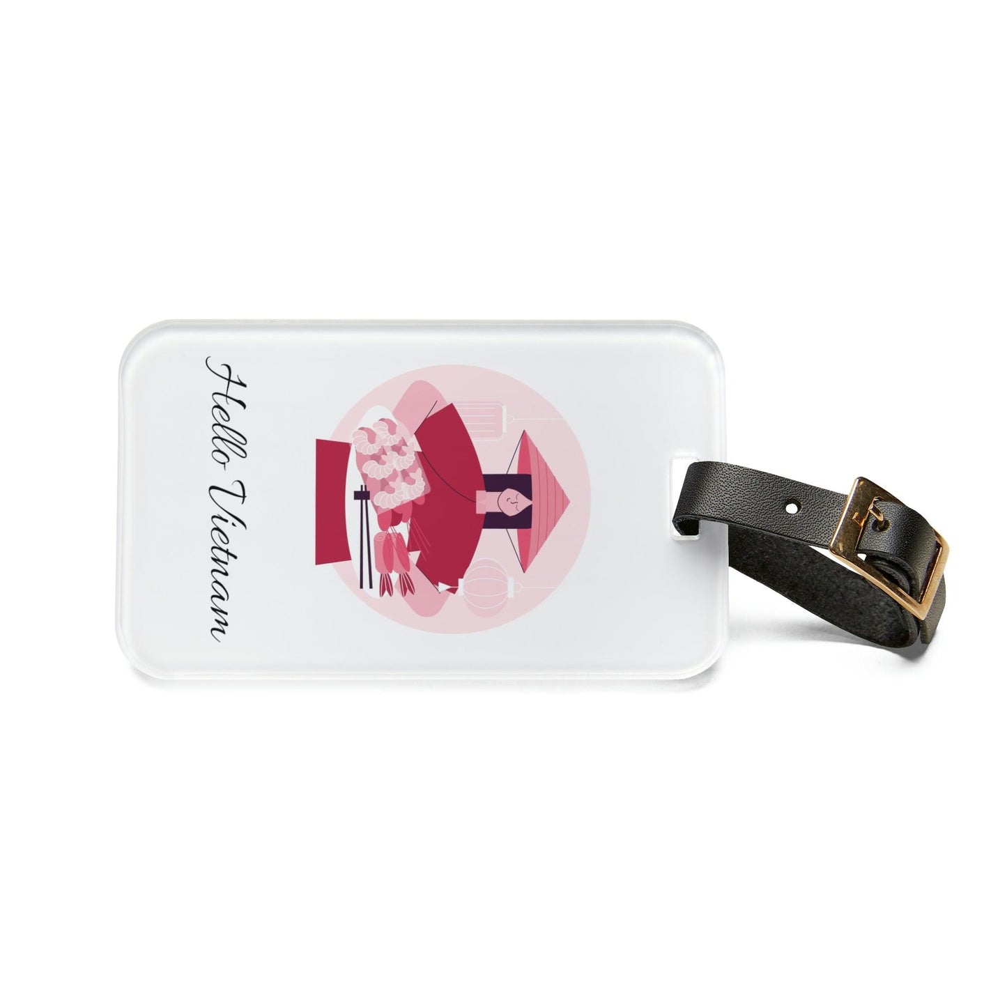 Rynx | Personalized Elegant Acrylic Luggage Tag Collection: Travel with Flair