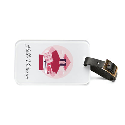 Rynx | Personalized Elegant Acrylic Luggage Tag Collection: Travel with Flair