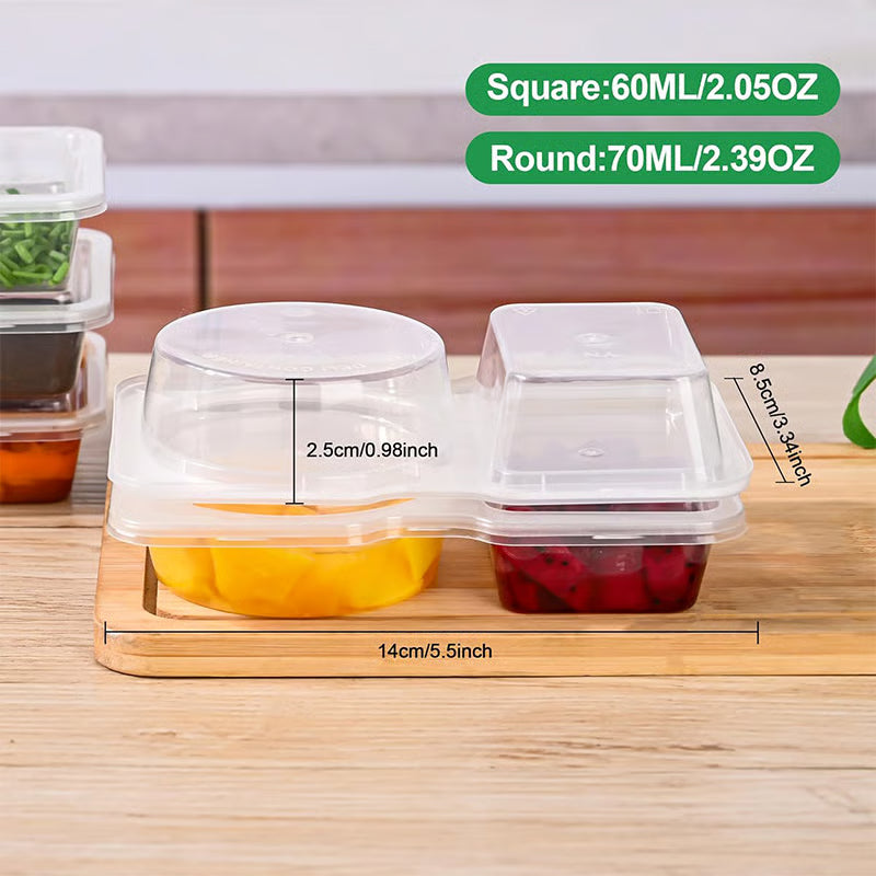 Rynx | Snack container with double compartment – Leak-proof freshness container