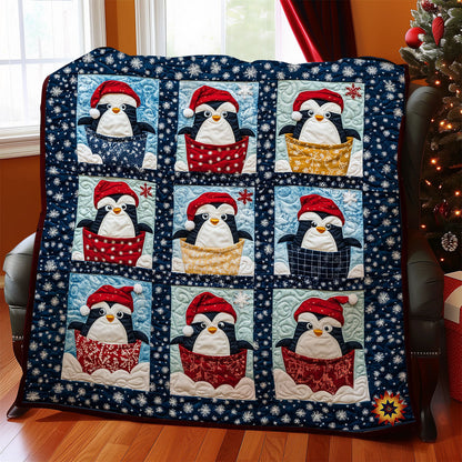 Rynx | Penguins In A Bucket Quilt
