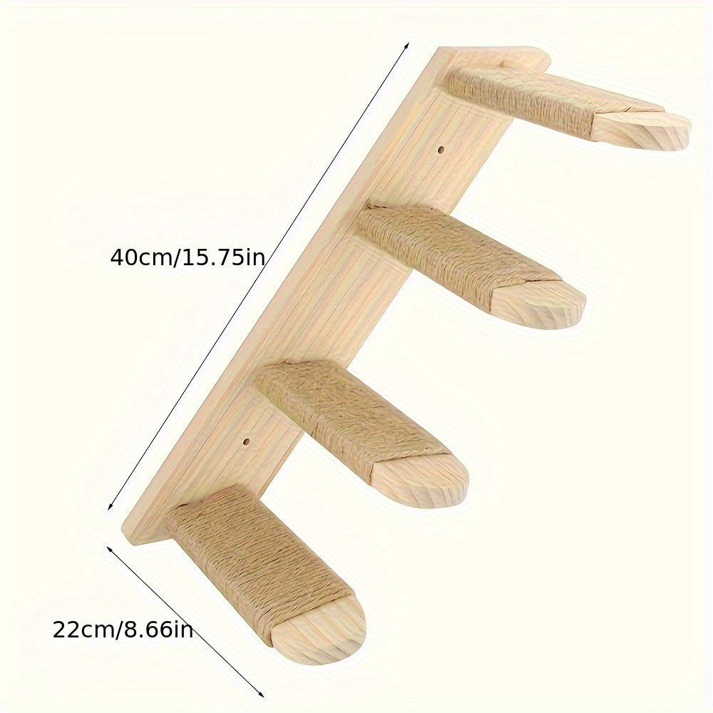 Rynx | CatClimb - Wall Mounted Wooden Cat Climbing Board