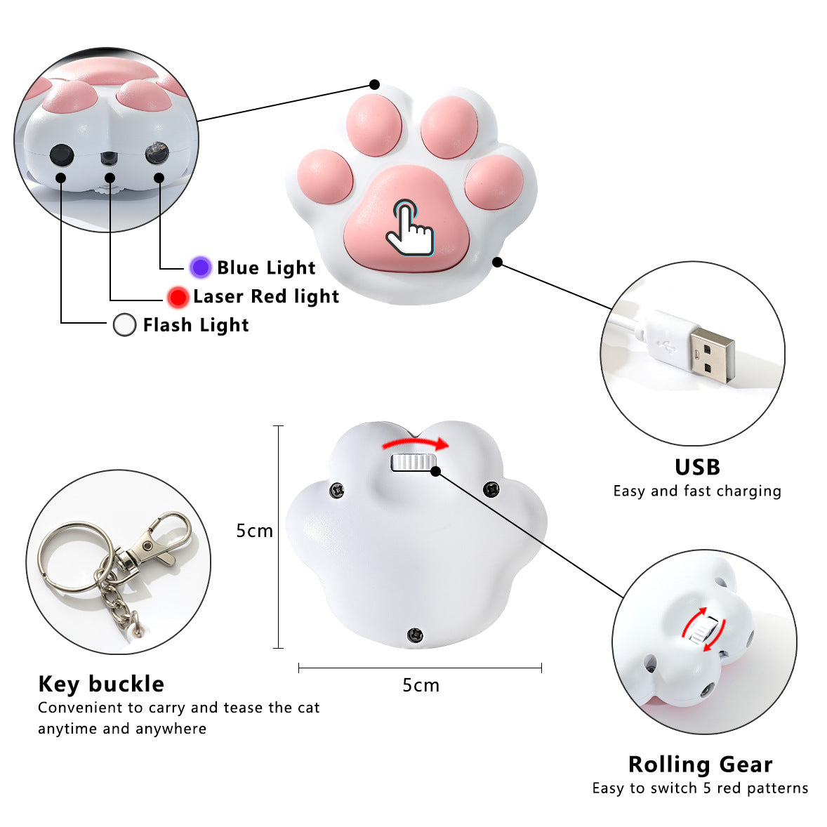 Rynx | Multifunctional fashion-related pet cat toy