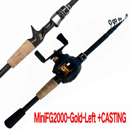 Rynx | Telescopic Fishing Rod and Reel Combination