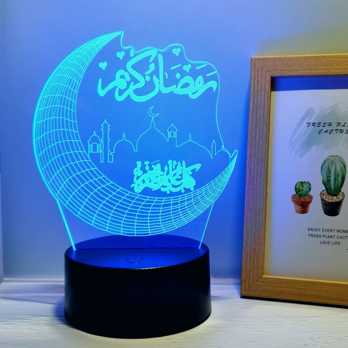 Rynx | MoonPalace - 3D Night Light with 7 Colors Touch Control