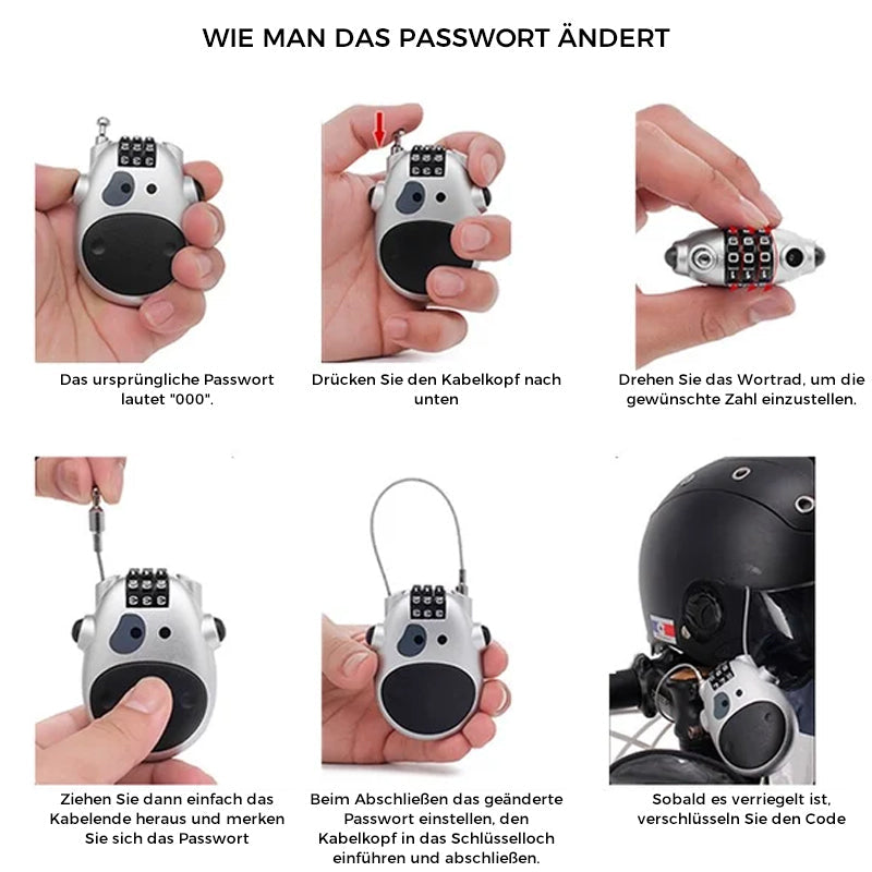 Rynx | Portable theft-proof telescopic wire lock